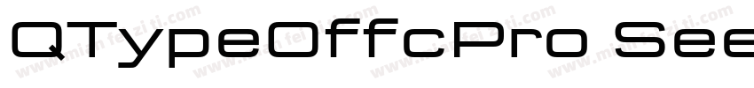 QTypeOffcPro SeextBold字体转换